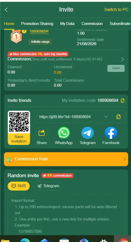 JJ99 Game customer chat