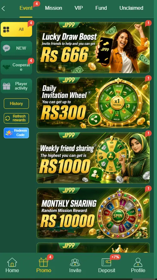 jj99 game promotions