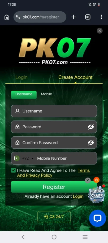 pk07 apk online earning game in pakistan