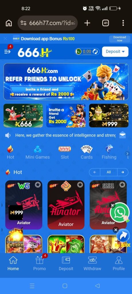 666H Game homepage